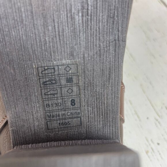 Blowfish Womens Western Style Ankle Boots Size 8 Brown Belted Slip-On Mules - Picture 10 of 10